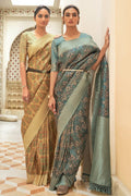 Digital Print Saree Jade Green Digital Print Saree saree online