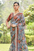 digital print saree