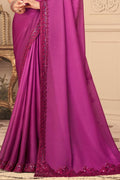 plain georgette saree