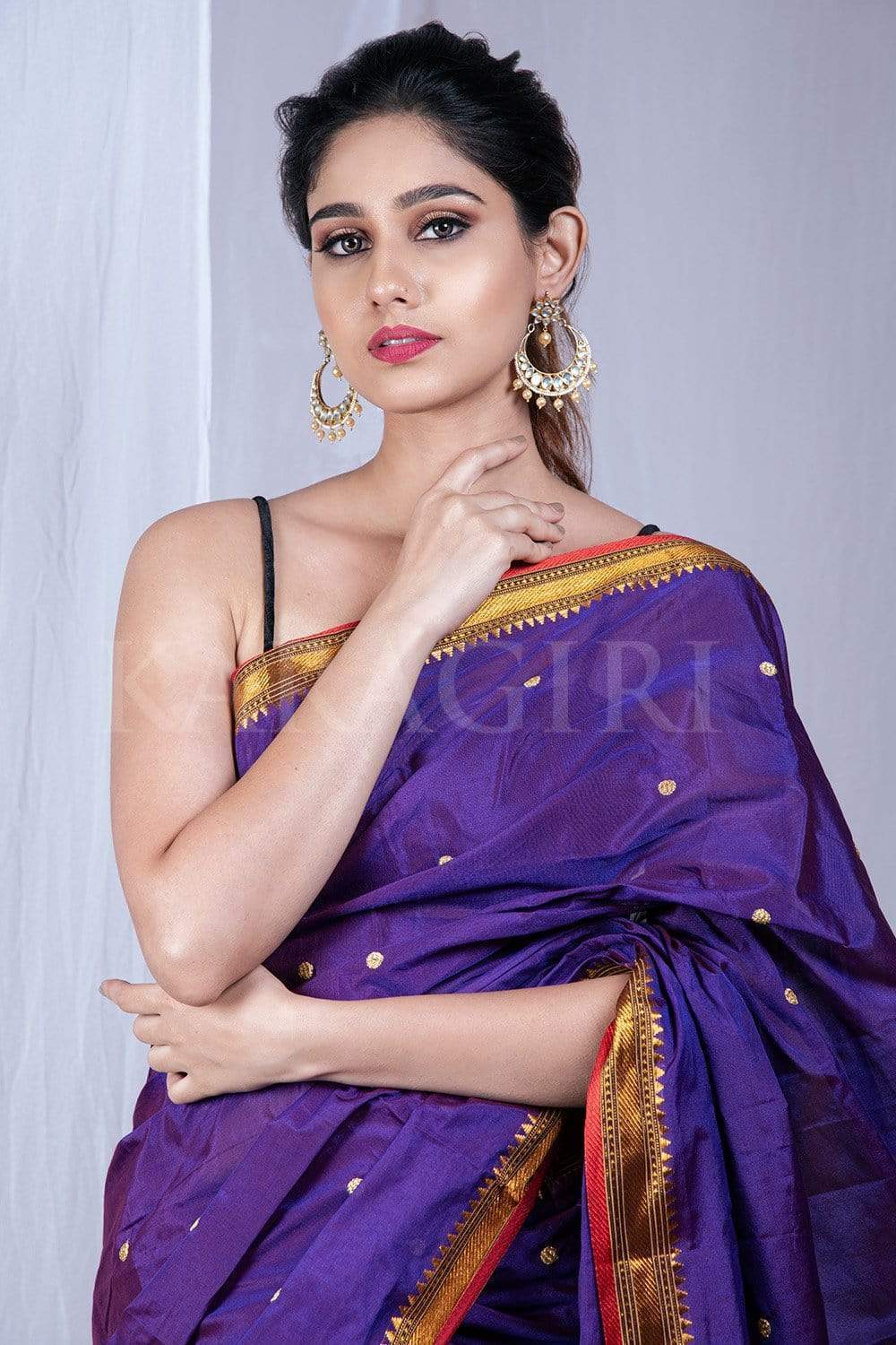 Order Ilkal Handloom Pure Cotton blue Saree Online From Gruhini  Silks,Bangalore