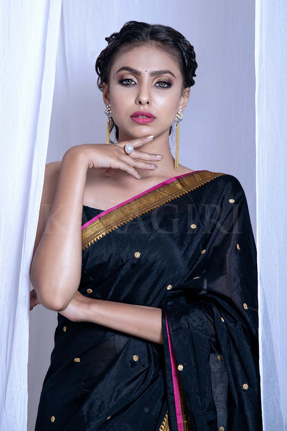 Sohum Sutras: Ilkal saree with Topu Teni Pallu