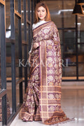 Kalamkari Saree Sangria Brown Kalamkari Saree saree online