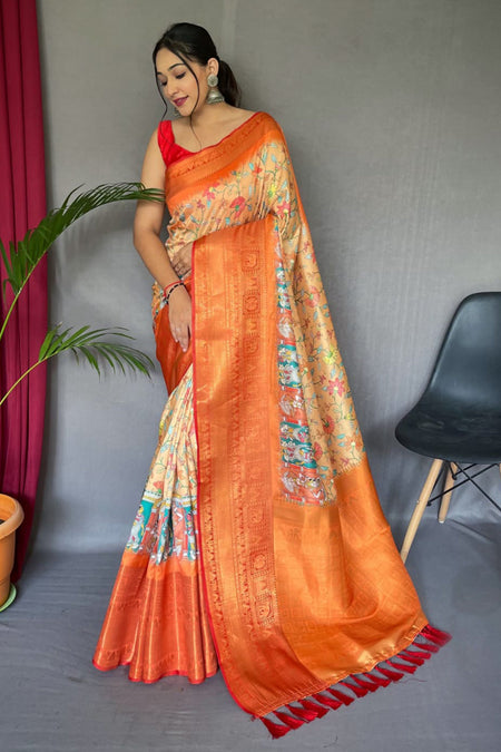 Buy Kalamkari Sarees Online At Reasonable Price - Karagiri