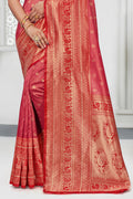 Thulian Pink Silk Saree