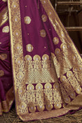 Purple Kanjivaram saree online