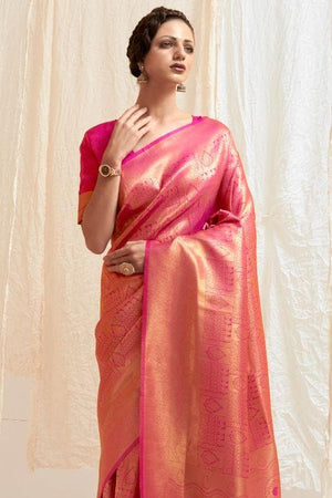 Buy Light Pink Saree Sari With Stitched Blouse Ready to Wear Bridal Saree  Silk Saree Indian Wedding Saree Designer Partywear Saree, Rr-ronisha Online  in India - Etsy