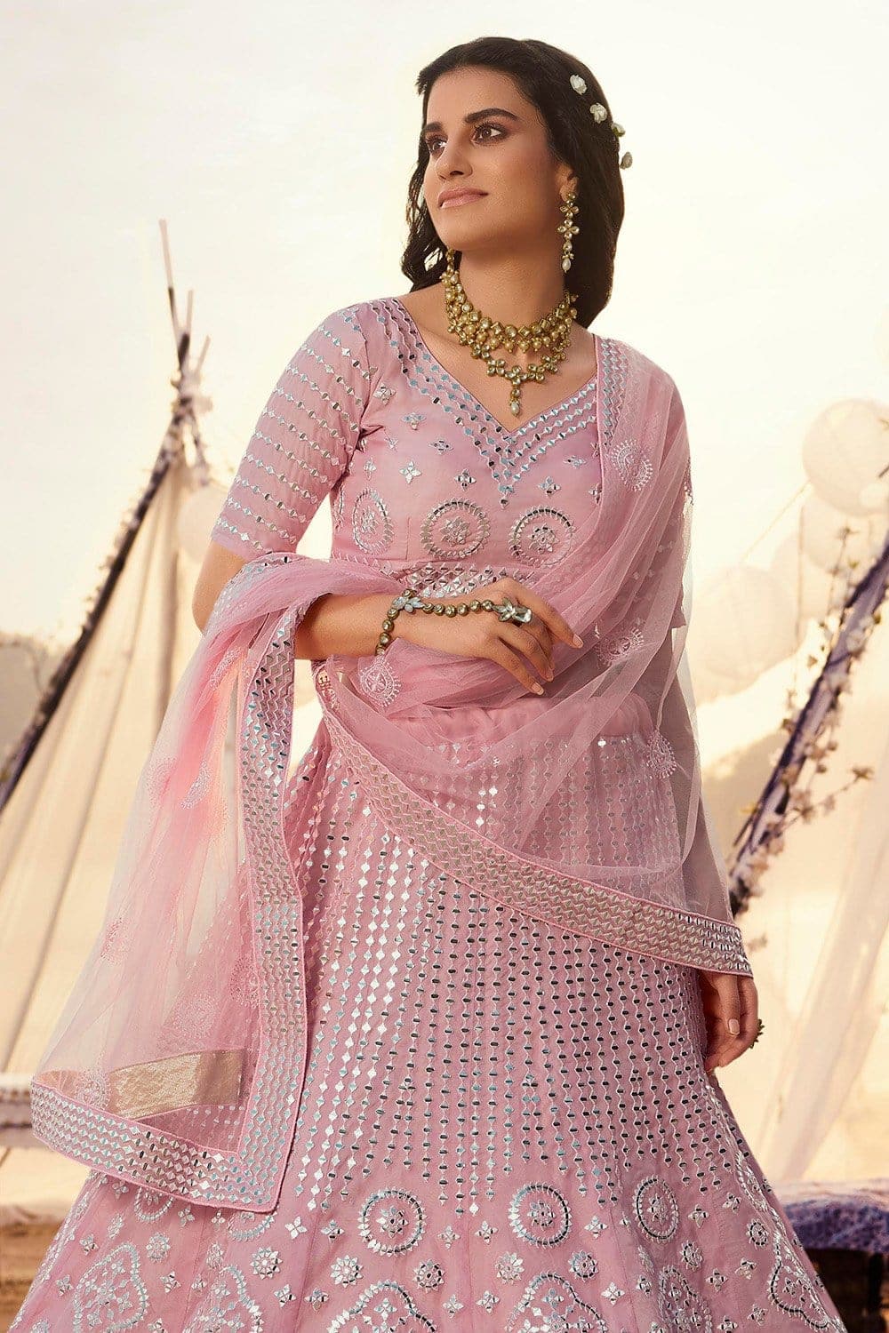 Unique & Elegant Pink Lehenga designs for Bride to be | Indian dress up,  Stylish dresses for girls, Lehenga designs
