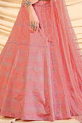 peach lehenga choli