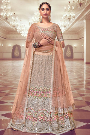 Dusty Peach Lehenga Choli