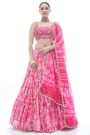 Fuscia Pink Lehenga Choli