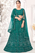 green lehenga choli