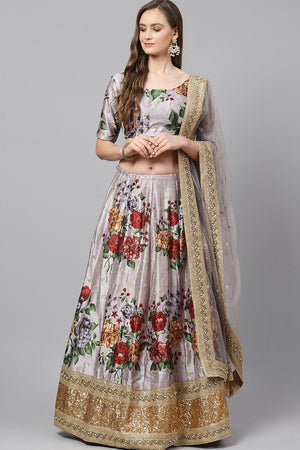 Lava Grey Lehenga Choli