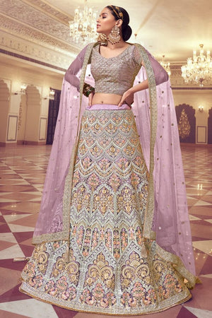 Mauve Purple Lehenga