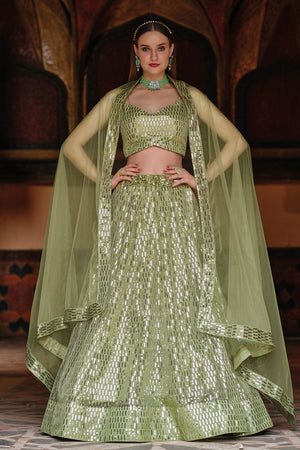 Mint Green Lehenga Choli