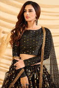 black lehenga choli