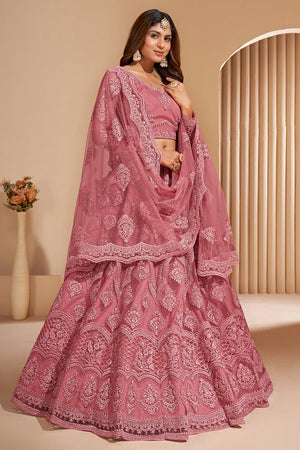 Rouge Pink Lehenga Choli