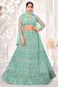 blue lehenga choli