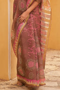 linen saree