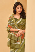 linen saree