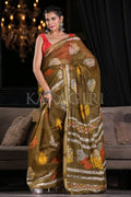 linen saree