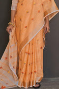 linen saree with price