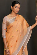 blouse designs for linen saree