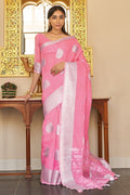 linen saree design