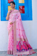 linen saree collection