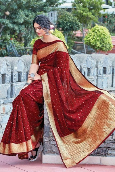 Pure Silk weave Organza Sarees at Rs 1200/piece | Kalyan | ID: 24814747430