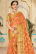 organza saree