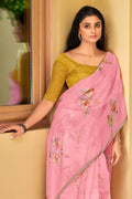 organza saree online