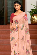 organza saree