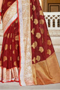 organza silk saree