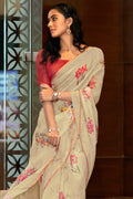 organza saree