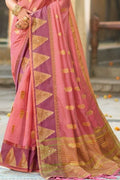 Organza Saree Mauvelouse Pink Organza Saree saree online