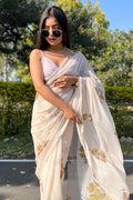 organza saree