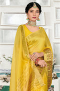 organza saree