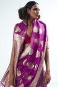 designer organza saree