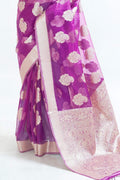 organza saree