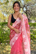 organza saree