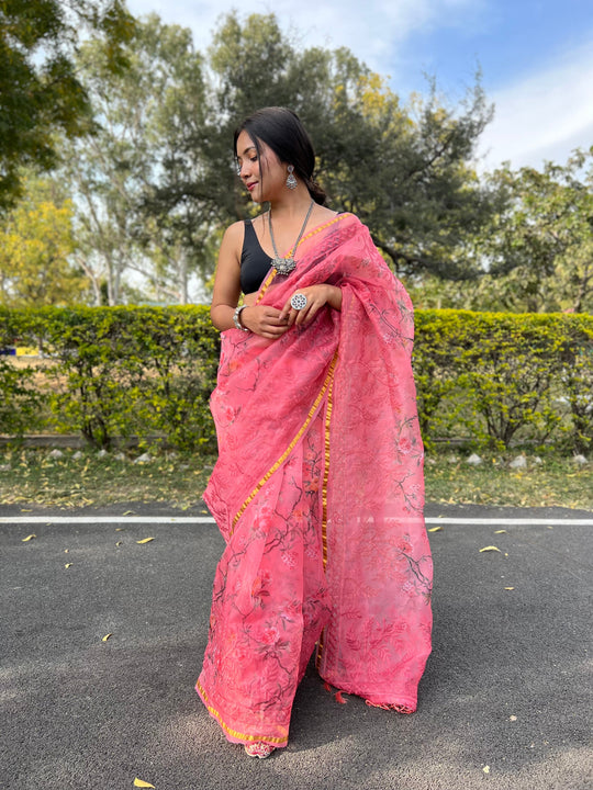 Tejasswi Prakash Saree Saga