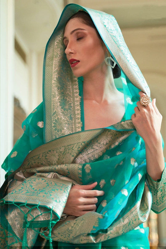 Organza saree outlet online