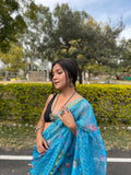 organza saree