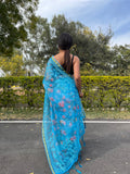 organza saree