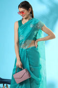 organza saree