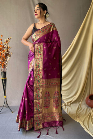 Shop Paithani Silk Sarees Collection Online | Karagiri