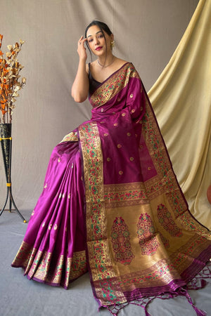 Buy Paithani Silk Sarees Collection Online at Karagiri