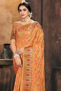 Patola Saree Orange Yellow Orange Patola Saree saree online