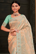 Pastel Green Kanjivaram Silk Saree