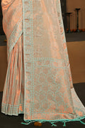 Pastel Green Kanjivaram Silk Saree